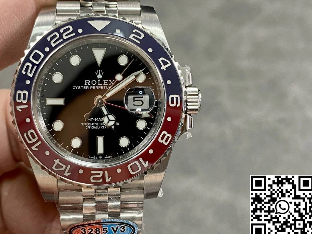 Rolex Master II GMT Factory Dial Clean Black V3 M126710BLRO-0001 0514